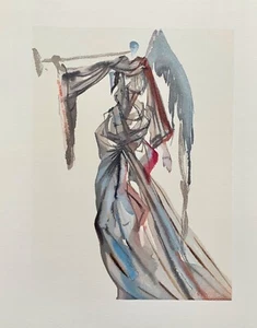 Salvador Dali 1960 DIVINE COMEDY PARADISE #10 Color Woodcut Wood Block Engraving - Picture 1 of 4