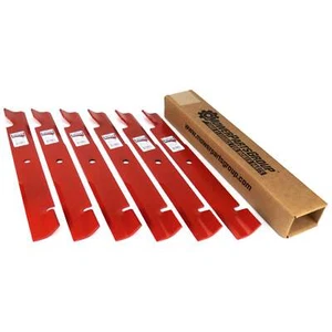 (6) Toro Replacement Notched Blade 105-7718 105-7718-03 105-7777-03 - Picture 1 of 6