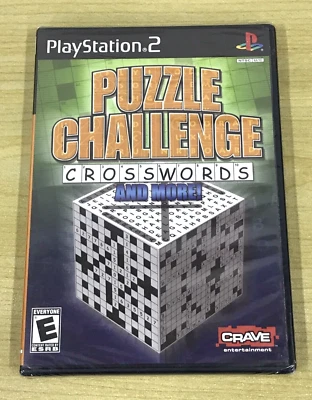 SONY PS2 PUZZLE CHALLENGE CROSSWORDS AND MORE! BRAND NEW SEALED! - Image 1 of 2