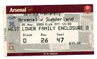 Ticket ENG Arsenal London - AFC Sunderland 05.11.2005