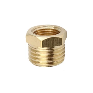 Brass Bsp Reducing Hexagon Bush Male To Female Adaptor 1/8 1/4 3/8 1/2 3/4 1inch - Picture 1 of 15
