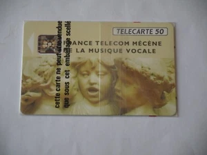 TÉLÉCARTE LA MUSIQUE VOCALE NEUVE SOUS BLISTER 1992 - Picture 1 of 2