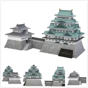 New DIY Children's Nagoya Castle Japan 3D Paper Model Famous Building Puzzle Kit