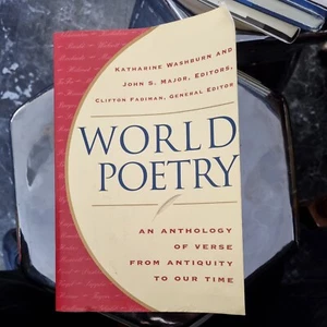 WORLD POETRY 4000 Years Of Poems Ancient Times To Late 20th Century 1st Edition - Picture 1 of 4