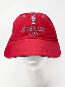 34th Americas Cup San Francisco Red Cap Hat NWT - Picture 1 of 3