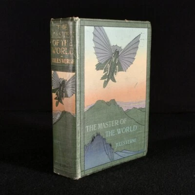 1914 The Master of the World by Jules Verne Illustrated FIRST UK Edition Scarce - Image 1 of 4