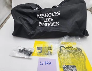 ASSHOLES*S Live Forever Emotional Baggage Duffle & 2 Patches & Bottle Opener - Picture 1 of 12