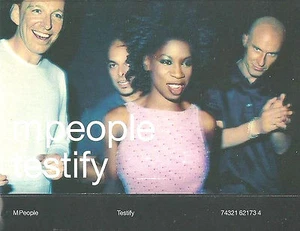 M People ‎Testify CASSETTE SINGLE Leftfield Future Jazz Downtempo inc. live - Picture 1 of 5