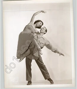 1950er Performance Pressefoto Ballett TANZ Paul Hoakon Stephanie Anite - Bild 1 von 2