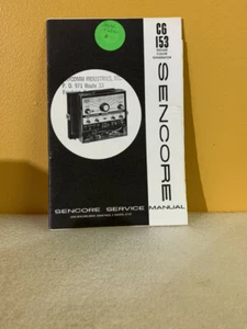 Sencore CG 153 Deluxe Color Generator Service Manual - Picture 1 of 2