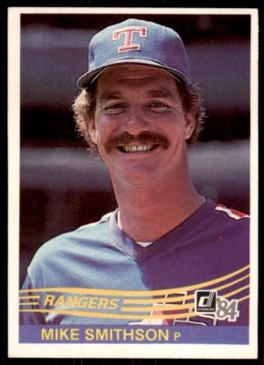 1984 Donruss Mike Smithson . Texas Rangers #221 - Image 1 of 2