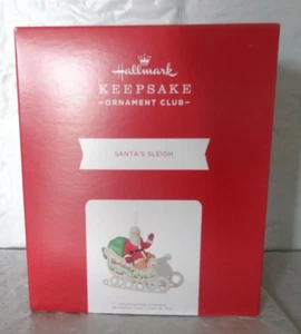2021 - Hallmark Keepsake - Santa's Sleigh Ornament - Exclusive - Picture 1 of 1
