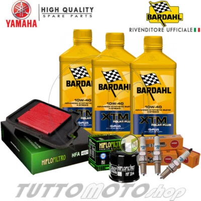 BARDAHL - HIFLO - NGK Tagliando YAMAHA Tracer 900 ABS GT 2018 2019 2020 / Olio Bardahl Filtri Candele