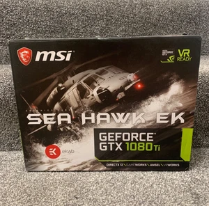 Nvidia GeForce GTX 1080 Ti 11GB MSI Sea Hawk EK Water Cooled Graphics Card - Picture 1 of 4
