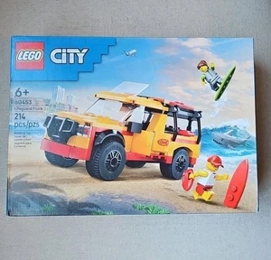 GENUINE LEGO City LIFEGUARD BEACH RESCUE TRUCK PLAYSET #60453 NEW in Sealed Box - Picture 1 of 2