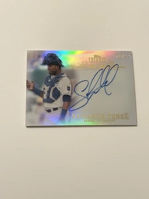 2013 Topps Tribute Autograph TA-SP Salvador Perez /99 KC Royals - Image 1 of 2
