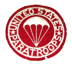 ORIGINAL EMBROIDERED WOOL WW2 AIRBORNE ARTILLERY PARATROOPER PX POCKET PATCH - Picture 1 of 2