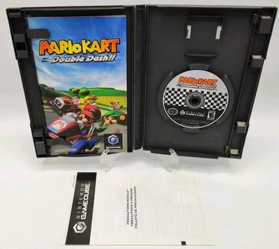 Mario Kart: Double Dash!! (GameCube, 2003) CIB VGC Black Label Tested FREE SHIP! - Photo 1/4