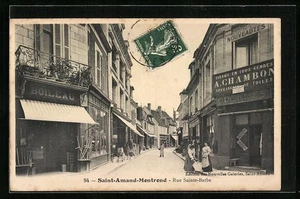CPA Saint-Amand-Montrond, Rue Sainte-Barbe 1908 - Picture 1 of 2