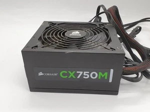 Corsair TX750 750W Modular Power Supply PSU - Afbeelding 1 van 10