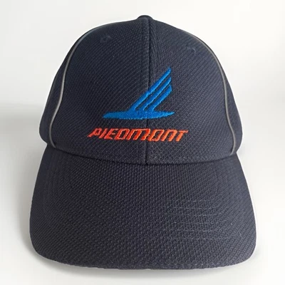 Gorra/Gorra Piedmont Airlines WEARGUARD con tirantes RN49995 edición de tripulación azul marino Foto 1 de 4