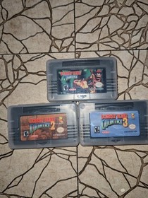 All 3 Donkey Kong Country Games 1 2 & 3 One Two Three Game Boy Gameboy Advance