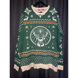 Ugly Christmas Sweater Xmas Size XL Jägermeister Shinesty - Picture 1 of 3