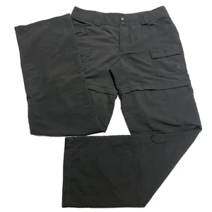 Pantalones para mujer North Face 8L gris convertibles con cremallera senderismo al aire libre bolsillos de nailon - Imagen 1 de 18