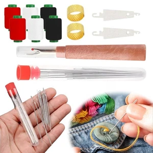 37PCS Sewing Tool Set, Needles Thread Hand Repair Tools Made e DIY t Hand R5R3 - Bild 1 von 11