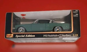1953 Studebaker Starliner Green 1:18 Die Cast Maisto Special Edition NIB - Picture 1 of 3