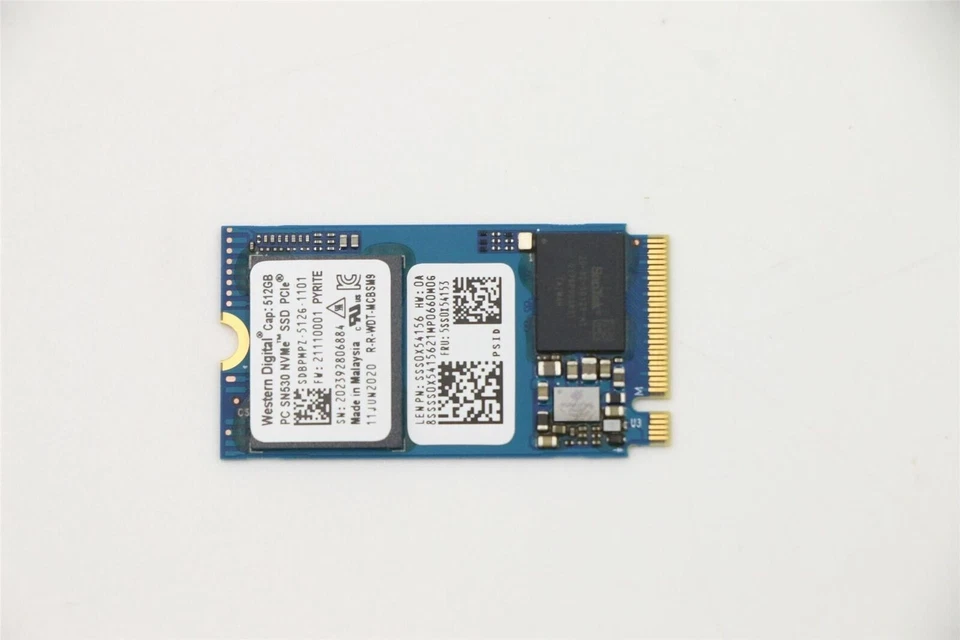 Lenovo 4XB1B85886 512 GB Solid State Drive, M.2 2242 - PCI Express 3.0 x4 - Image 1 of 1