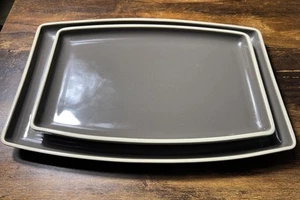 Pampered Chef Serving Trays Set Of 2 - Picture 1 of 9