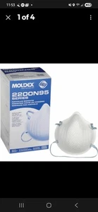 NUOVO Moldex 2200 N95 Mascherine Monouso Antiparticolato Protezione Respiratorie SCATOLA 20 - Foto 1 di 1