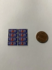 Calcomanías de matrícula de Islas Vírgenes de los Estados Unidos escala 1/18 para modelos diecast - Imagen 1 de 1