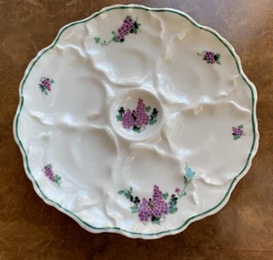 C AHRENFELDT Limoges Porcelain Seder Plate (8 3/4” Dia) - Picture 1 of 5