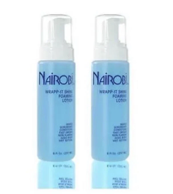 Oferta de 2 piezas Nairobi Wrapp-It Shine loción espumosa 8 fl. oz. (237 ml) Foto 1 de 1