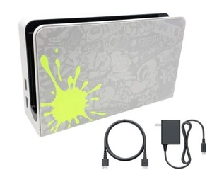 Nintendo Official Switch OLED Dock (Splatoon 3) +HDMI Cable+AC Adapter (US Plug) - Picture 1 of 1
