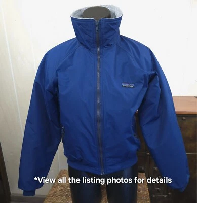 Chaqueta Patagonia Forrada de Vellón Para Hombre Nylon Shell De Colección Años 80 Talla S Azul EE. UU. Foto 1 de 4