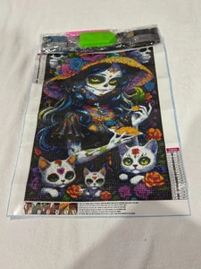 Teschio Candy Catrina 5D fai da te diamante arte pittura, kit ricamo arte artigianato - Foto 1 di 2