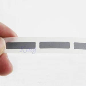 Pegatina Scratch Off Etiqueta Color Plateado 5mmx 22mm x 1000PC - Imagen 1 de 3