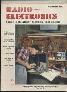 Radio-Electronics Magazine Vol 24 #11 Nov 1953 Color TV - Picture 1 of 3