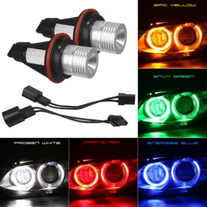 2pcs Angel Eyes LED Lights Bulb Fit For BMW E39 E87 E64 E63 E65 E66 E53 X5 E83 - Picture 1 of 12