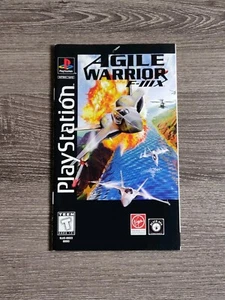 **Sin juego** Auténtico manual de caja larga Agile Warrior F-111X (PlayStation 1 PS1) - Imagen 1 de 12