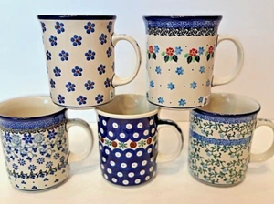 Kaffeebecher Jumbobecher Jumbotasse 0,4l Bunzlauer Keramik PFERDE MARIENKÄFER - Bild 1 von 19