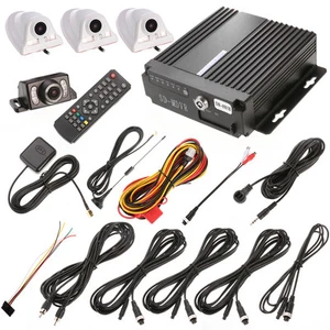 Videoregistratore 4Ch Veicolo Auto 3G Wifi Mobile DVR RealTime + Kit Telecomando Telecamera - Foto 1 di 12