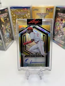 2023 Leaf Metal Rookie Continuum Auto /254 Elly De La Cruz Cincinnati Reds - Picture 1 of 2