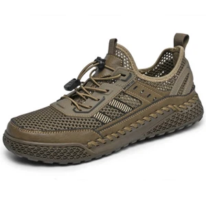 Zapatos de senderismo para hombre Zapatos de trabajo de secado rápido de verano para botas tácticas de trekking acuático - Imagen 1 de 15