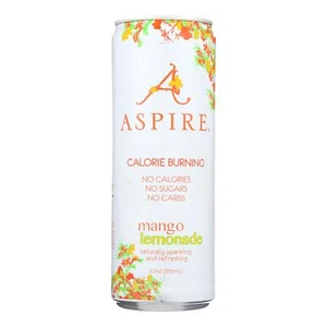 Aspire Healthy Energy - Sparkling Mango Lemonade - Case of 12 - 12 OZ - Picture 1 of 2