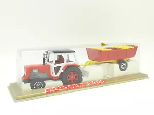 Majorette Serie 3000 1/43 - Trattore Con Rimorchio Rosso - Foto 1 di 2