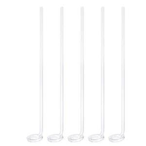 5 Pcs Glass Stirring Rod Mixing Tools Transparent Sticks Chemistry Lab Rods - Picture 1 of 12